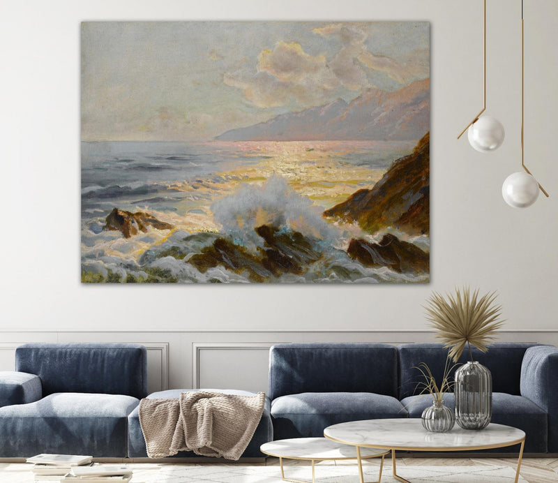\"Main Seascape Ii\" Giant Art 72x54 Wall Art