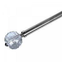 25/28mm Drape Pole Set Diamond Sphere - Nickel