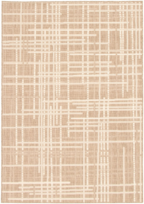 Sadie Burburry Taupe-Champagne Area Rug - 7'10\" x 10'2\"