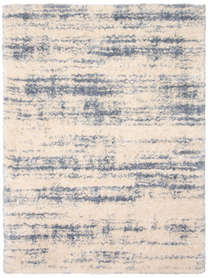 Kei Cream/Light Blue Area Rug - 5'3