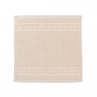 Basketweave Wash Cloth 12 x 12 Taupe - Set of 6 Towels