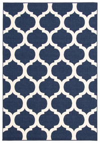 Sophie Ivory-Navy Area Rug - 6'7