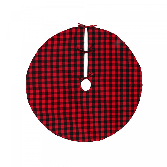 Cotton Tree Skirt Buffalo 42\" Christmas Tree