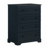 Hazen 4-Drawer Chest - Navy Blue