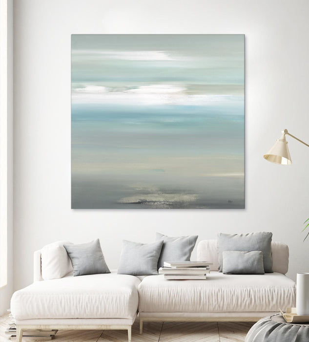 \"A Day By The Water\" Giant Art 72x72 Wall Art