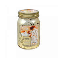 9.2oz Electroplated Mason Jar Candle Vanilla Shortbread