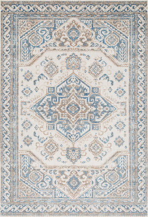 Shi Vin Blue 3x5 Area Rug