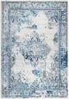 Roma Diamond Blue 4x6 Area Rug