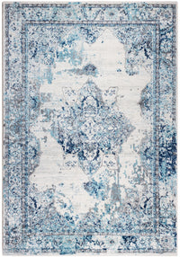 Roma Diamond Blue 4x6 Area Rug 