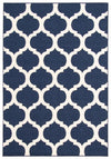 Sophie Ivory-Navy Area Rug - 5'3\" x 7'7\"