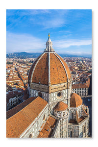 Cathedral Santa Maria Del Fiore 24x36 Wall Art Frame And Fabric Panel