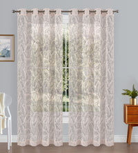Stirling Grommet Pair of Taupe Panels - 54X84