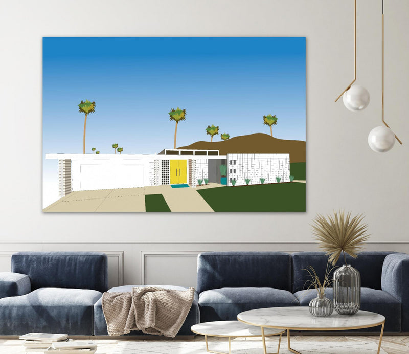 \"Palm Spring Living Ii\" Giant Art 72x48 Wall Art