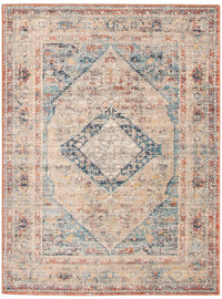 Bolivar Bijar Multi Colour Area Rug - 5'0