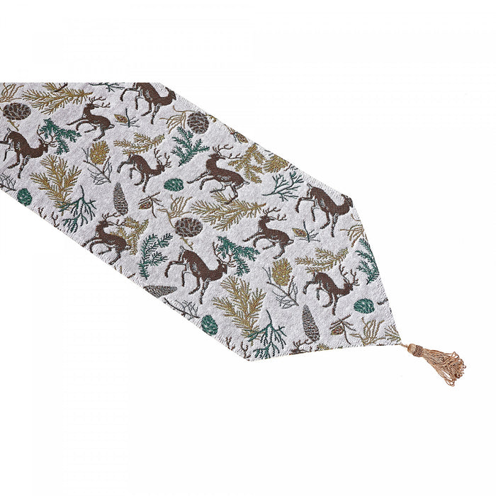 Tapestry 54\" Table Runner Wintertime