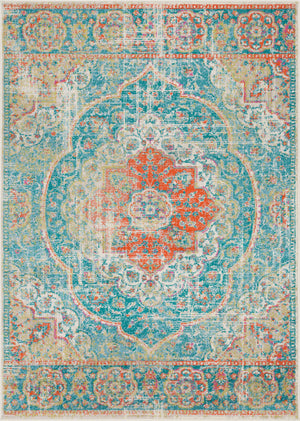 Sav Royal Turquoise 3x5 Area Rug