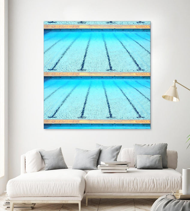 \"Whales Of Time\" Giant Art 72x72 Wall Art