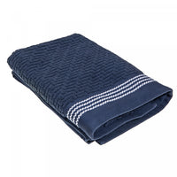 Luxury Stitch Bath Towel 27 x 50 Blue - Set of 2 Towels