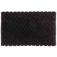 Handwoven Pompom Bathmat Black 20 x 32 Bathmat