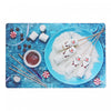 Plastic Placemat Snowman Marshmallow - Set of 12