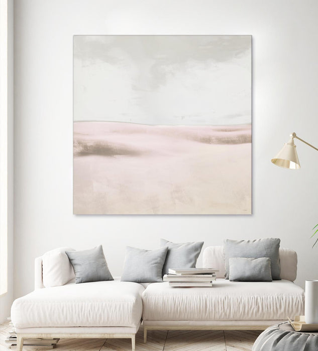 \"Blush Balance I\" Giant Art 72x72 Wall Art