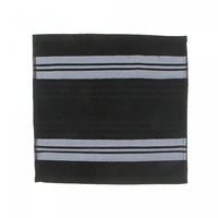 Deluxe Wash Cloth 12 x 12 Black - Set of 6 Towels