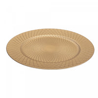 Charger Plate Dotted Diamond Gold 13