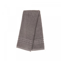 Basketweave Hand Towel 16 x 27 Light Grey - Set of 6 Towels