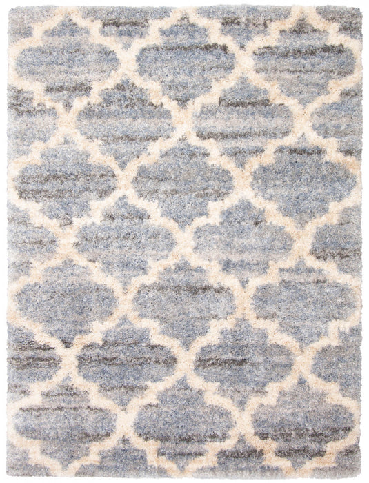 Dimity Grey/Light Blue Area Rug - 5'3\" x 7'3\"