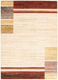 Aya Ivory-Red Area Rug - 7'10