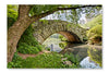 Bridge In Central Park 24x36 Wall Art Frame And Fabric Panel