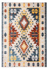 Mosaic Taupe/Copper Machine Washable Area Rug - 3'0\" x 5'0\"