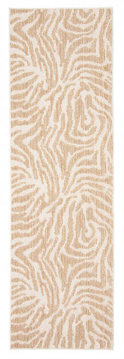 Samia Taupe Area Rug - 2'6\" x 8'0\"