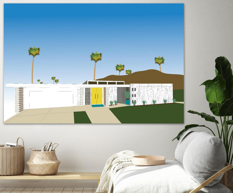 \"Palm Spring Living Ii\" Giant Art 72x48 Wall Art