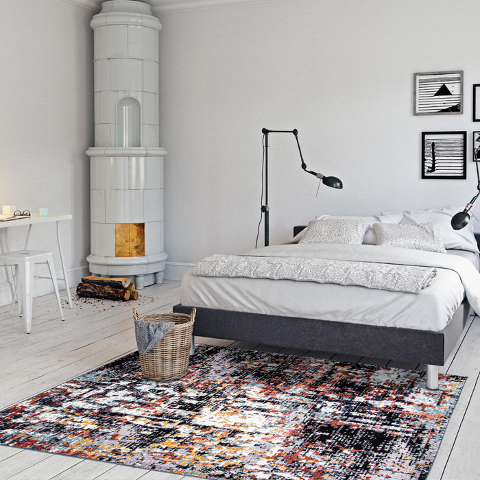 Paloma Vintage Grey Area Rug - 5'3\" x 7'3\"