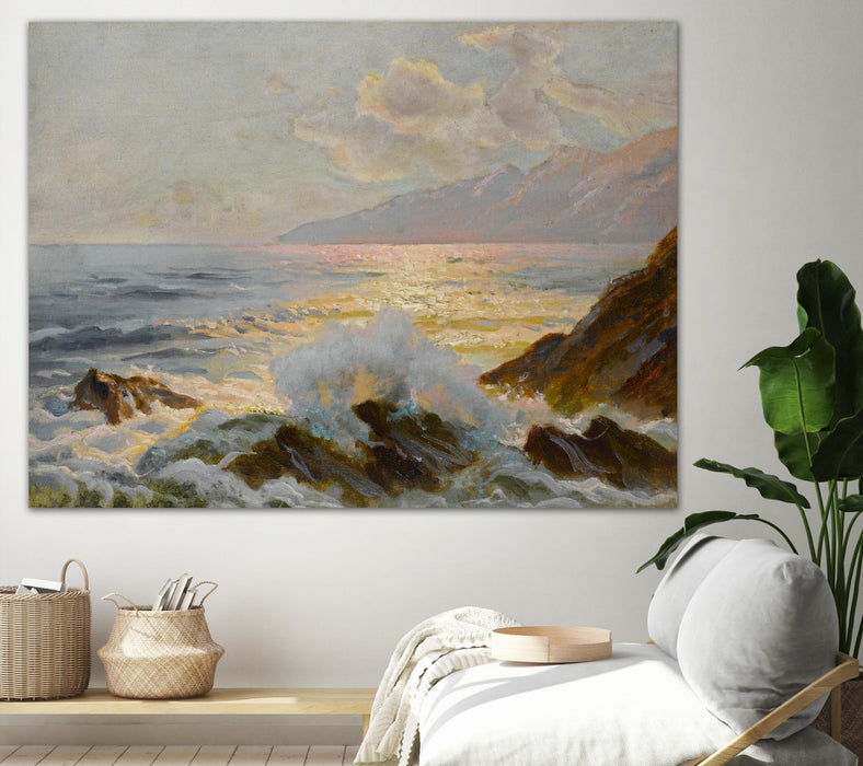 \"Main Seascape Ii\" Giant Art 72x54 Wall Art