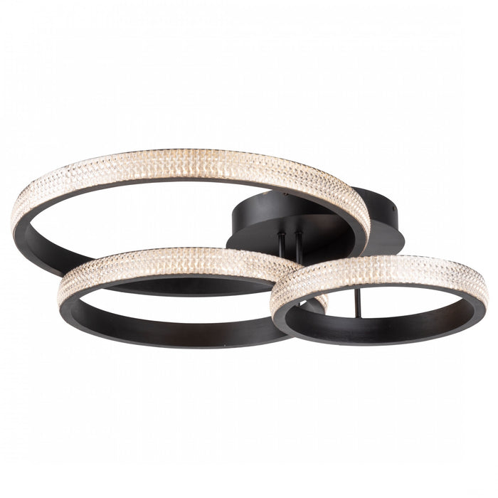 Nova 40 W LED Black Flush Mount