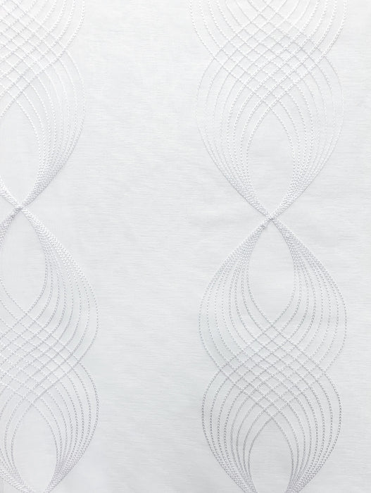 Cava Grommet Pair of White Panels - 54x95