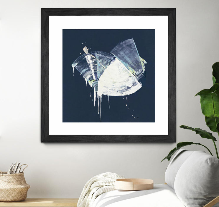 \"Bells In Motion\" Matted and Framed Black 36x36 Wall Art
