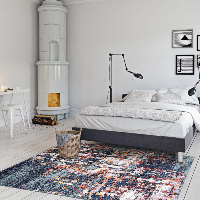 Paloma Vintage Blue Area Rug - 5'3\" x 7'3\"