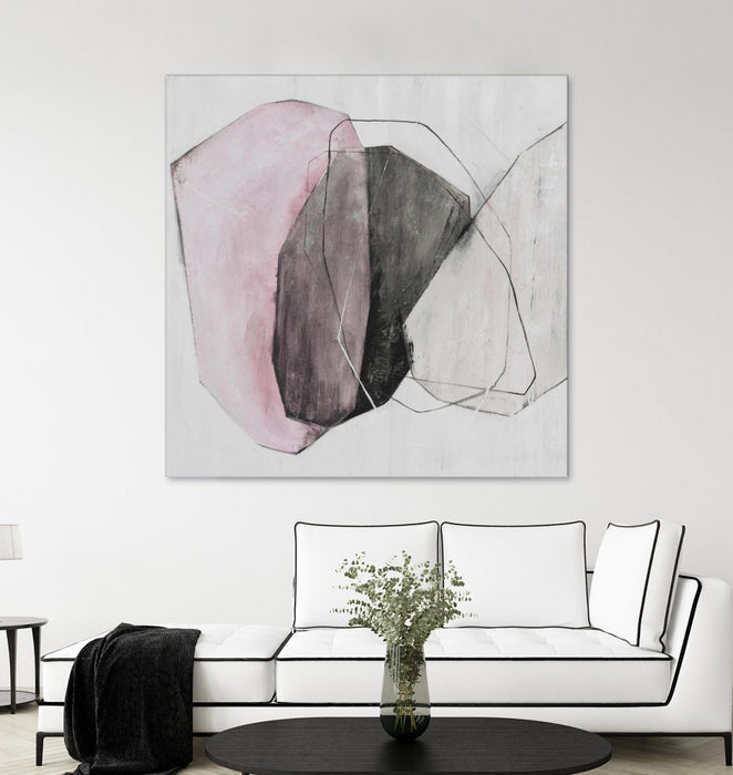 \"Tickled With Pink\" Giant Art 54x54 Wall Art