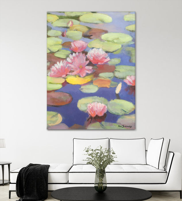 \"Passion In Pink\" Giant Art 72x54 Wall Art