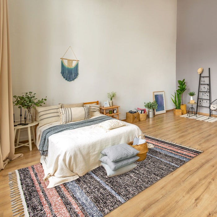 Vera Earth Taupe/Ivory Area Rug - 5'2\" x 7'5\"