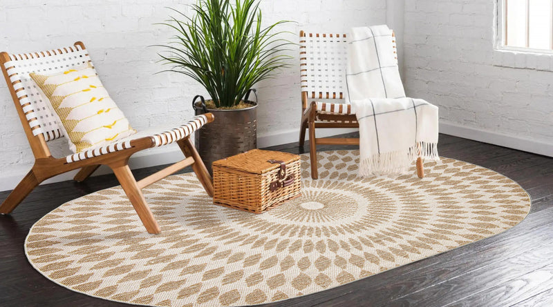 Blaine Taupe Area Rug - 5'0\" x 8'0\"