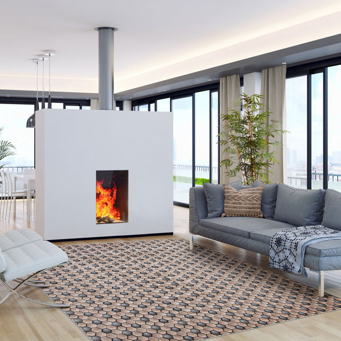 Ranger Taupe/grey Rug 6'7\" X 9'6\" Area Rug