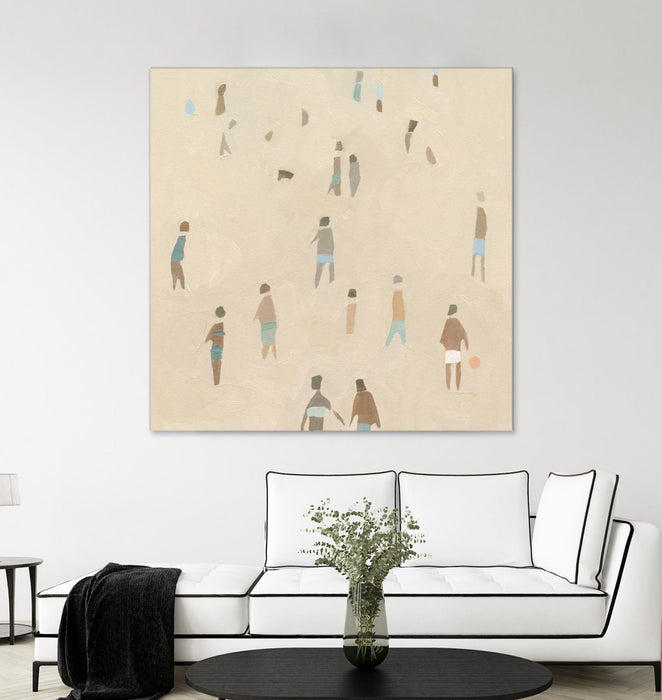 \"Beach Goer Iv\" Giant Art 54x54 Wall Art