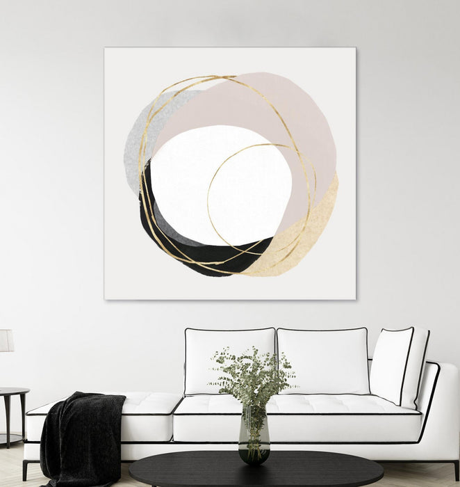 \"Ring Of Gold Ii\" Giant Art 72x72 Wall Art