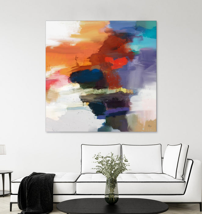 \"Interplay\" Giant Art 54x54 Wall Art