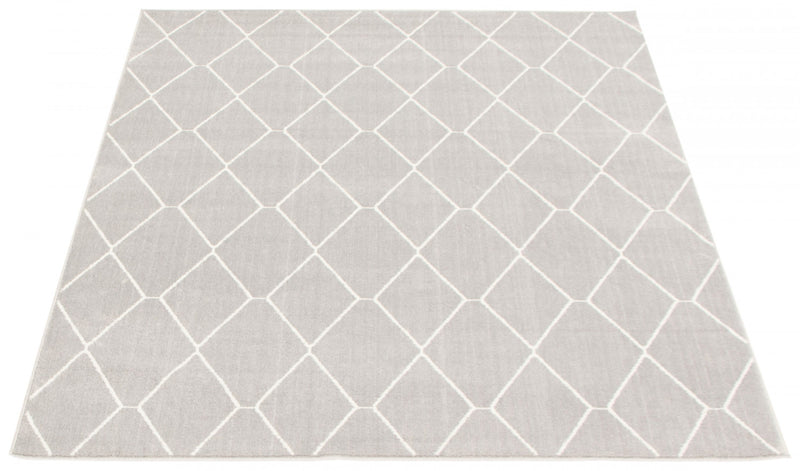 August Grey-White 6'7\" x 9'6\" Area Rug