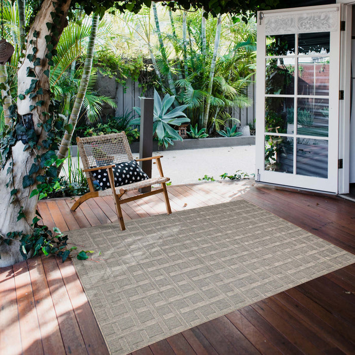 Brangane Grey 5'3\" x 7'7\" Area Rug